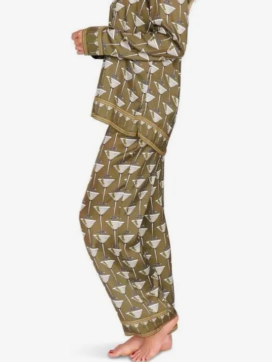 Show Me Your MuMu Other - Printed Olive Martini Pajama bottoms